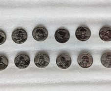 Strret Fighter 2 Coin Set - 12 piece complete