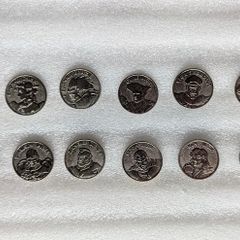 Strret Fighter 2 Coin Set - 12 piece complete