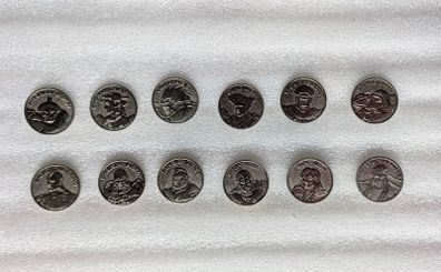 Strret Fighter 2 Coin Set - 12 piece complete