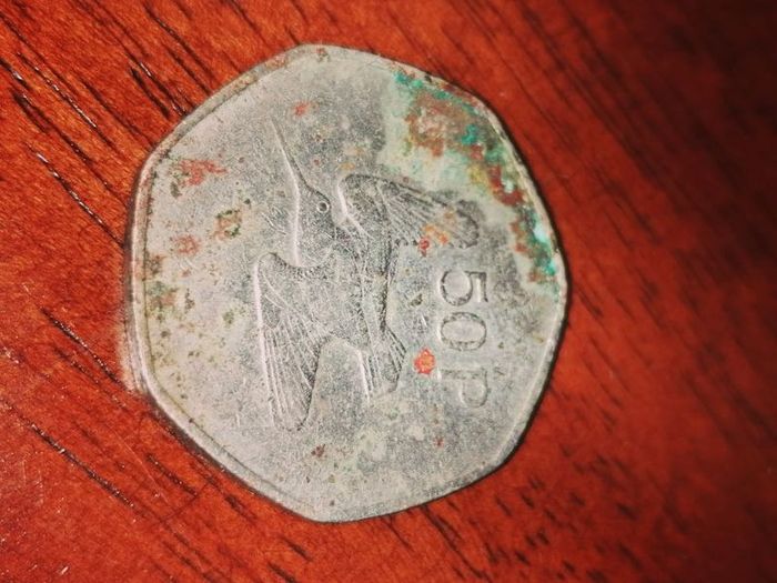 coins for sale 50p and 5p irish coins