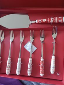Aynsley fair isle pastry set