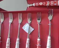 Aynsley fair isle pastry set