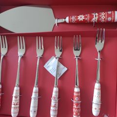 Aynsley fair isle pastry set
