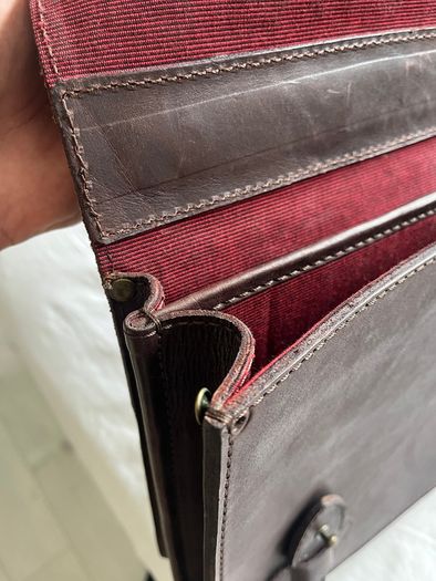 Cravar - Leather messenger bag
