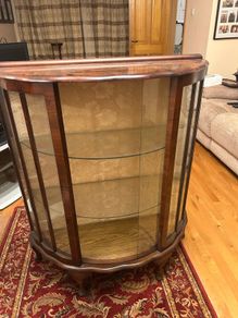 Mahogany Display Cabinet