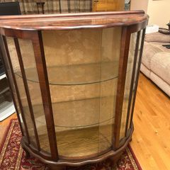 Mahogany Display Cabinet