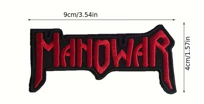 Manowar Embroidered Patch