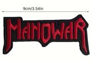 Manowar Embroidered Patch