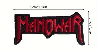 Manowar Embroidered Patch