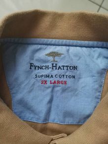 Men's Designer FYNCH-HATTON Short Sleeve Polo