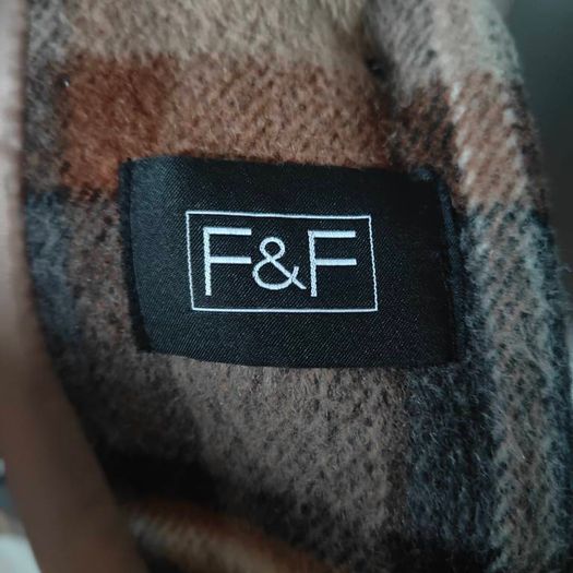 Brown  Wool Blend coat, size 10 F&F