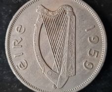 Ireland Half Crown 1959 coin