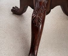 Antique Mahogany Tilt Top Tripod Table Ball & Claw Feet