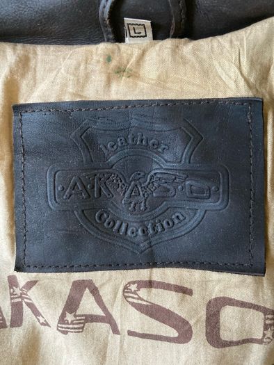 Heavy Waxed Aviator Leather Jacket