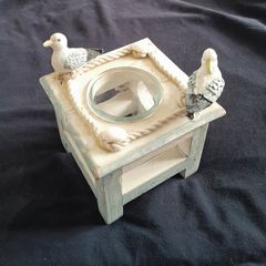 Nautical - Maritime - Seagull Candle Holder