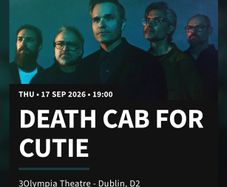Death Cab for Cutie - 17/9/26 - Standing Ticket