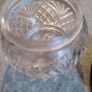 glass  trinket dish with lid. Image 8