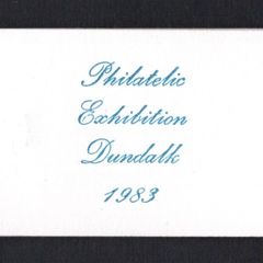 1983 Ireland Dundalk Philatelic Exhibition Commemorative Stamps Booklet Mint Never Hinged (MNH) no 170 of 350