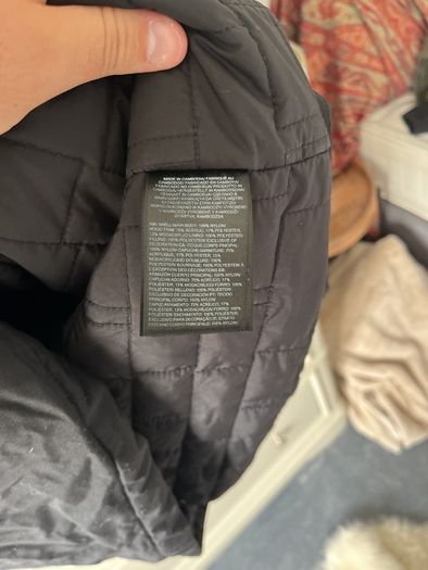 The North Face Men's Black Hooded Parka Jacket Size XL
