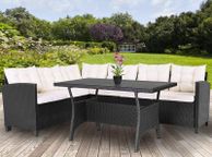 main image for ad Reversible L Shaped Corner Garden Lounge Seating Set