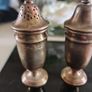 antique silver salt and pepper dispensers Image 4