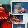 vintage new in box 4ft trailer and JCB Image 5