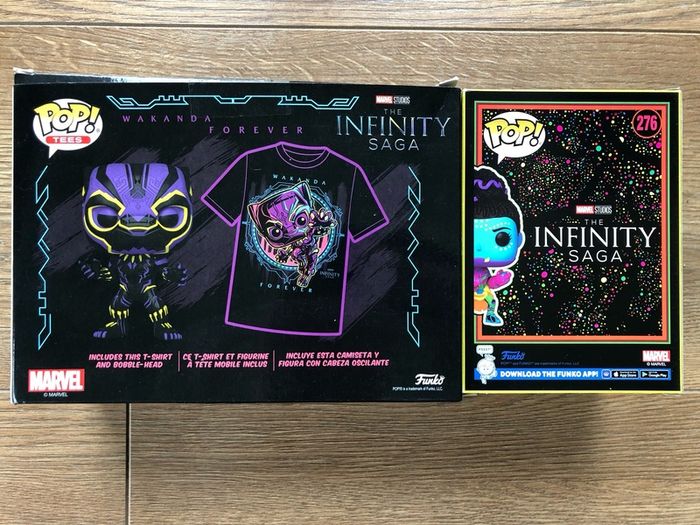 Funko Marvel: Black Panther Blacklight Bundle