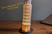 Bring a touch of Italy into your home with this detailed Leaning Tower of Pisa LED Lamp.