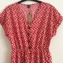 Bnwts Red ditzy print summer jumpsuit size M 12 includes post Image 2