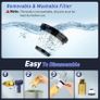 Vacuum Cleaner Portable Car Hoovers Cordless Car Vacuum Cleaner Rechargeable Powerful 15000Pa Mini Hoover for Pet Hair Home Office Kitchen Carpet Image 6