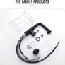 Kitchen Tap with 3 Function Sprayer, Pull Out Kitchen Mixer Tap, 360 Swivel Kitchen Sink Tap, Single Handle Sink Tap for Bathroom or Kitchen, Matt Black Image 8