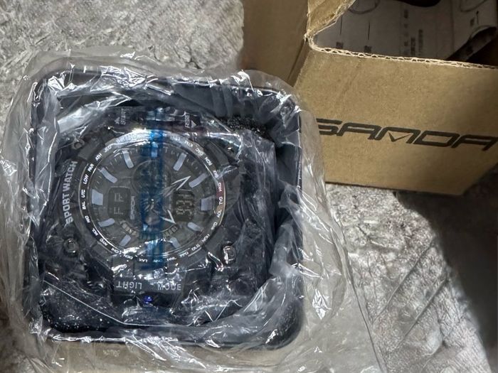 Brand New findtime Men's Digital Watch Sports Watches Military Black Wristwatch Boys,5ATM Waterproof
