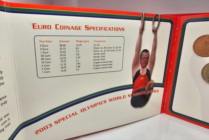 Ireland 2003 Special Olympics Wold Games Coin Set Central Bank of Ireland