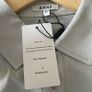 Arne Polo Shirt Mens Medium Light Grey Short Sleeve Preppy Image 7