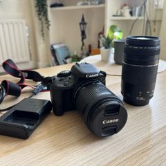 Canon Eos 100d + Efs 18-55mm + Ef 75-300mm