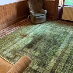Wool & silk large rug