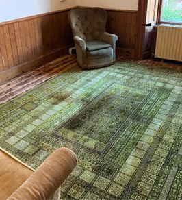 Wool & silk large rug