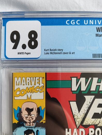 What if Issue 44 CGC 9.8 Graded Comic Book Framed Marvel Punisher Spider-Man Daredevil Venom
