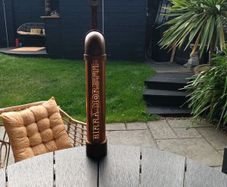 Birra Moretti Beer pump complete with drip tray and bracket.Will need a 24v transformer to light it.
