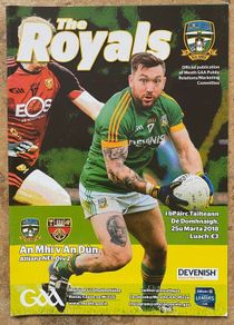 2018 Meath v Down - GAA Allianz Football League Programme