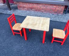 Children's table and chairs set