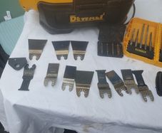 dewalt  hover  and drill bits and muilti tool  blade's   no longer  needed