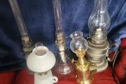 Vintage oil table lamps