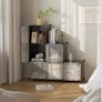6 Cube Storage Cabinet with Doors Image 4
