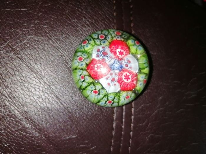 glass paperweight vintage