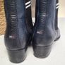 TOMMY HILFIGER Navy pointed ankle boots Sz 40 (Fit 7UK) - Rrp 180 (New) Image 10