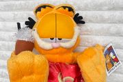 Garfield Cat Beach Red Shorts Ice Cream approx. 22 cm. Used Please see photos