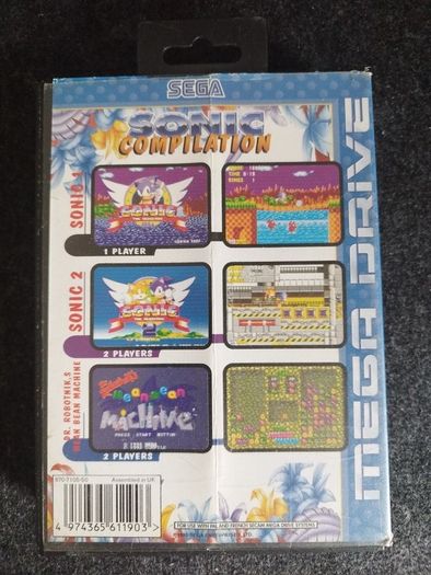 Sonic Compilation Sega Megadrive