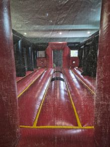 Inflatable bouncy castle