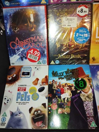 Sealed Kids and fammily DVD Collection  Movies  Various Titles